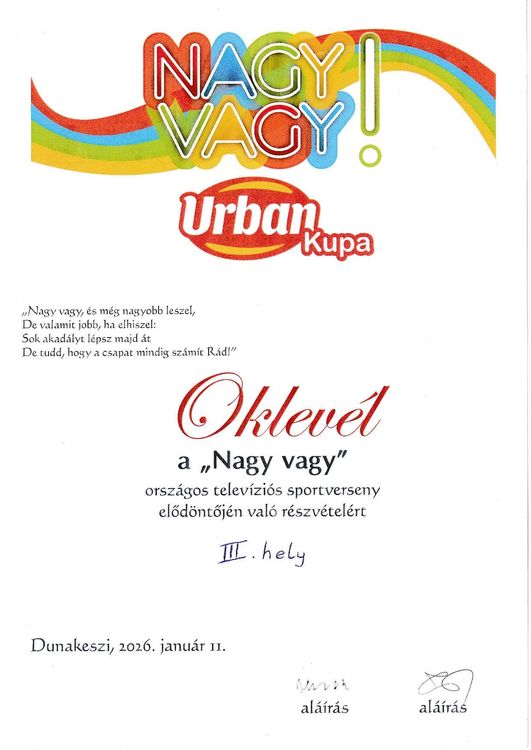 Nagy Vagy! Sportvetélkedő