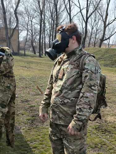 Kadétlátogatás a vegyiharc ezrednél