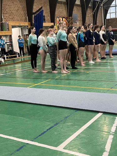 lány torna csoportkép