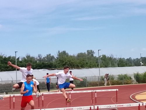 8. hely Bartalis Ádám 10. E  10. hely Megyeri Bálint 10. E diákolimpia OD 110 m gátfutás.jpg