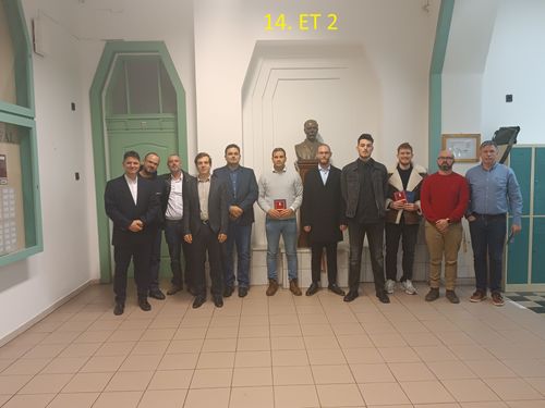 Szakmai oklevél átadása