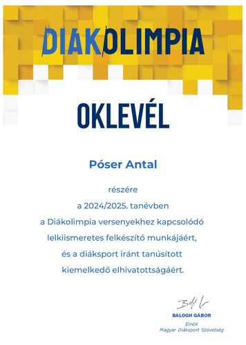 oklevél