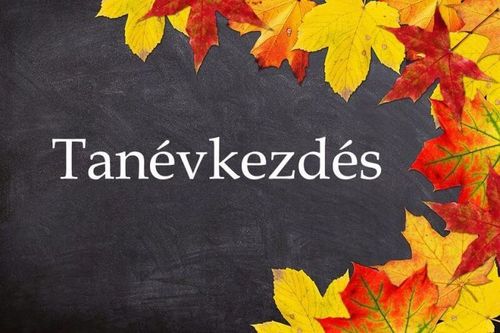 Tanévkezdés kép