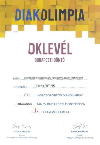 Torna diákolimpia budapesti döntő